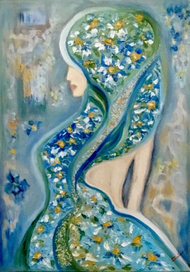 Картина под названием "Purity-original oil…" - Raissa Kagan, Подлинное произведение искусства, Масло
