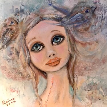 Malerei mit dem Titel "Lucky dreamer" von Raissa Kagan, Original-Kunstwerk, Acryl