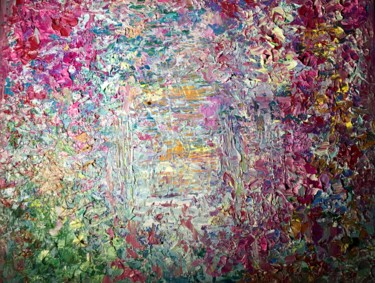 Malerei mit dem Titel "Spring fantasy abst…" von Raissa Kagan, Original-Kunstwerk, Öl