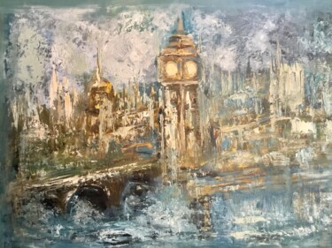 Картина под названием "Timeless London ori…" - Raissa Kagan, Подлинное произведение искусства, Масло