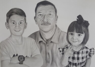 Drawing titled "Customer drawing" by Raissa Levati Pelegrim, Original Artwork, Pencil