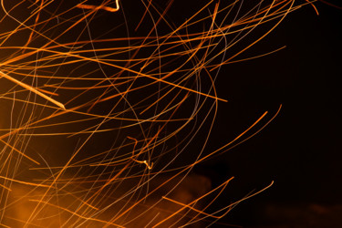 Fotografía titulada "An invisible dance…" por Ugoki Raïto, Obra de arte original, Light Painting