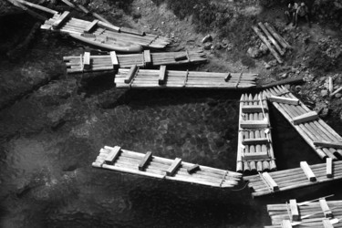 Fotografia zatytułowany „Songes sur les flots” autorstwa Ugoki Raïto, Oryginalna praca, Fotografia cyfrowa