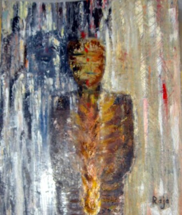 Painting titled "Implosion" by Raja El Ouadili, Original Artwork