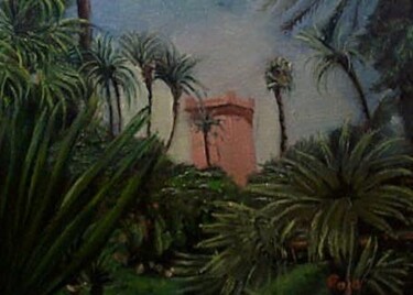 Peinture intitulée "marrakech" par Raja El Ouadili, Œuvre d'art originale
