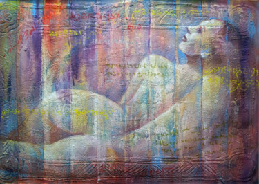""Fresco number 2"" başlıklı Tablo Rakhmet Redzhepov tarafından, Orijinal sanat, Akrilik