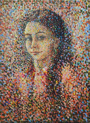 Peinture intitulée "Anna Maria" par Rakhmet Redzhepov, Œuvre d'art originale, Acrylique