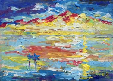 Pittura intitolato "Morning Fishing" da Rakhmet Redzhepov, Opera d'arte originale, Acrilico