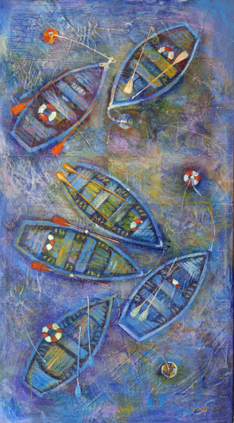 Malerei mit dem Titel "Lagoon" von Rakhmet Redzhepov, Original-Kunstwerk, Öl