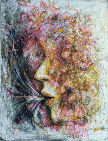 Картина под названием "Enchantress" - Rakhmet Redzhepov, Подлинное произведение искусства, Акрил