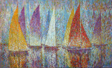 Painting titled "Mirage 1." by R_a_h_m_e_t, Original Art, Acrylic