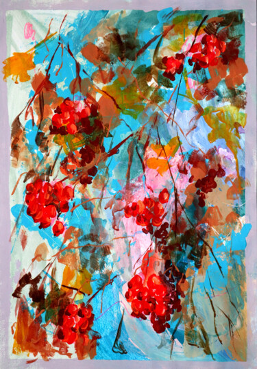 Pittura intitolato "Fantasy with Flower…" da Rakhmet Redzhepov, Opera d'arte originale, Acrilico