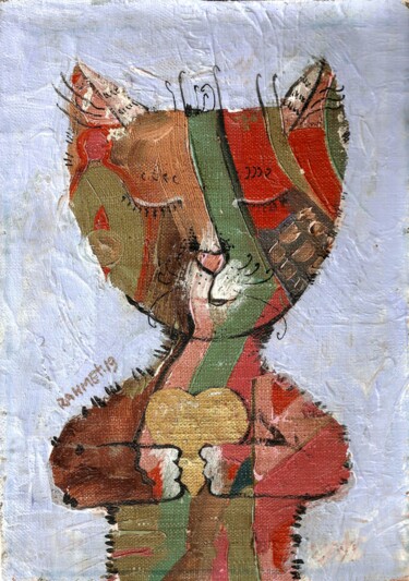 Картина под названием "SIGISMUND." - Rakhmet Redzhepov, Подлинное произведение искусства, Масло
