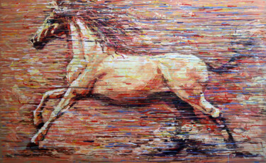 Painting titled "Hurricane" by Rakhmet Redzhepov, Original Artwork, Acrylic Mounted on Wood Stretcher frame