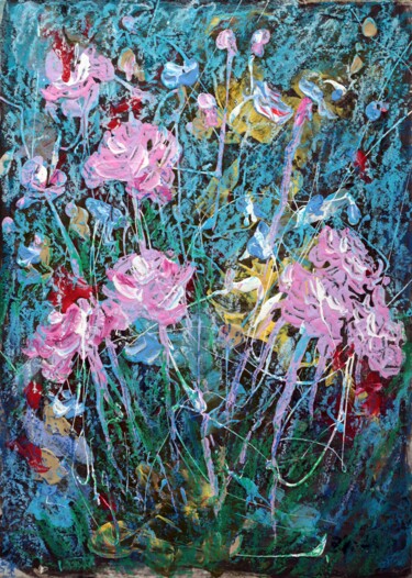 Картина под названием "Rose Hip" - Rakhmet Redzhepov, Подлинное произведение искусства, Масло