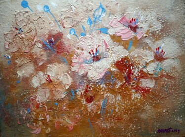 Pittura intitolato "Sunny Flowers" da Rakhmet Redzhepov, Opera d'arte originale, Acrilico