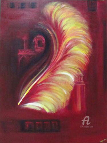 Картина под названием "Abstract Art, Moder…" - Raksha R, Подлинное произведение искусства, Акрил