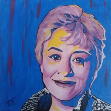 Malerei mit dem Titel "Cabiria" von Daniela Politi, Original-Kunstwerk, Acryl