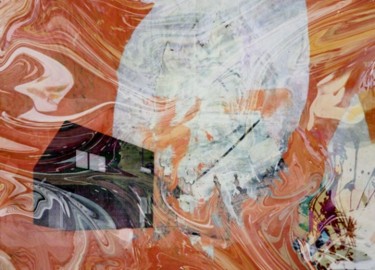 Malerei mit dem Titel "There is a ghost in…" von Ralf Mazura, Original-Kunstwerk, Öl