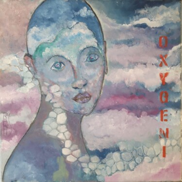 Painting titled "OXYGENI" by Ralph Spegelaere, Original Artwork, Oil