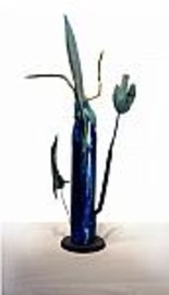 Sculpture titled "Flowers" by Ralph Levesque, Original Artwork
