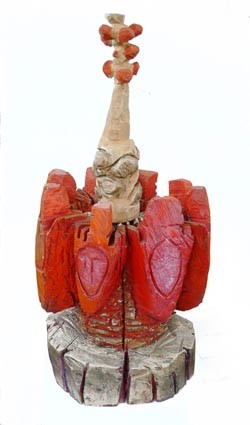 Skulptur mit dem Titel "Grosser Geist" von Ralph Kleiner, Original-Kunstwerk