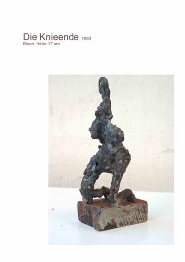 Skulptur mit dem Titel "Die-Knieende" von Ralph Kleiner, Original-Kunstwerk