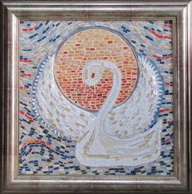 Escultura titulada "Rasarit (Îmbratisar…" por Raluca-Ioana Enăchescu, Obra de arte original, Mosaico