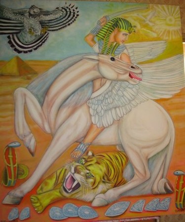 Pintura intitulada "TESOUROS DE RAMANEF…" por Ramanefer, Obras de arte originais, Óleo