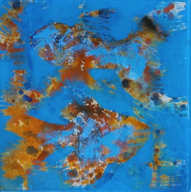Pittura intitolato "Expressive Series F…" da Ramesh Terdal, Opera d'arte originale, Acrilico