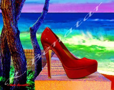 Digital Arts titled "“The Red Shoe” 9" by Rami Benatar, Original Artwork
