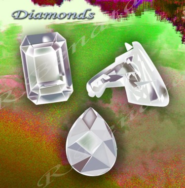 Digital Arts titled "Diamonds_3.jpg" by Rami Benatar, Original Artwork