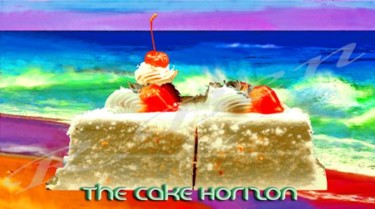 Digital Arts titled "The Cake Horizon 1" by Rami Benatar, Original Artwork