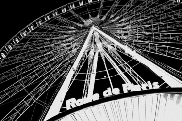 Photography titled "La grande roue de M…" by Rami Chlela, Original Artwork, Digital Photography