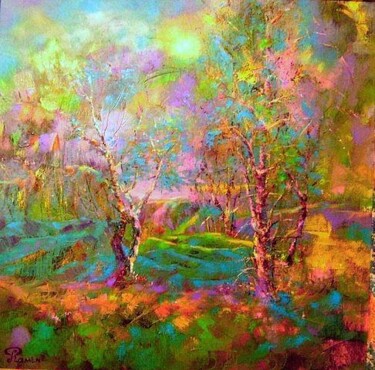 Painting titled ""Impression"" by Ramin Kerimov, Original Artwork, Oil
