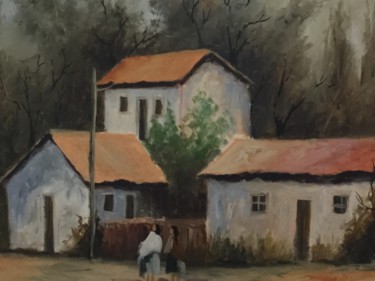Pintura titulada "Caserios de Colchag…" por Ramón (R. Marín), Obra de arte original
