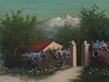 Pintura titulada "Casas y Paisajes (5)" por Ramón (R. Marín), Obra de arte original