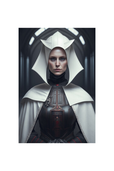 "Nun Vader 4" başlıklı Dijital Sanat Ramona Gliga tarafından, Orijinal sanat, AI tarafından oluşturulan görüntü