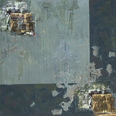 Schilderij getiteld "GENOVA 2001 ANTIGLO…" door Ramon Campos, Origineel Kunstwerk, Olie