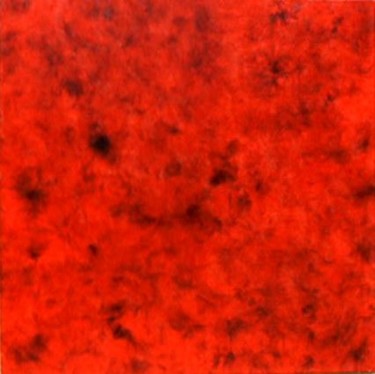 Painting titled "RED EVANESCENT" by Ramon Campos, Original Artwork, Oil