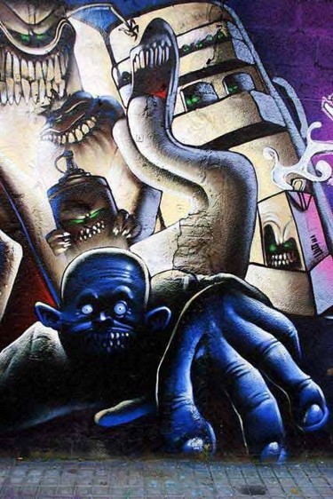 Fotografía titulada "Grafiti 4" por Ramon Oliveras, Obra de arte original