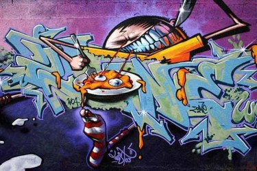Fotografía titulada "Grafiti 5" por Ramon Oliveras, Obra de arte original