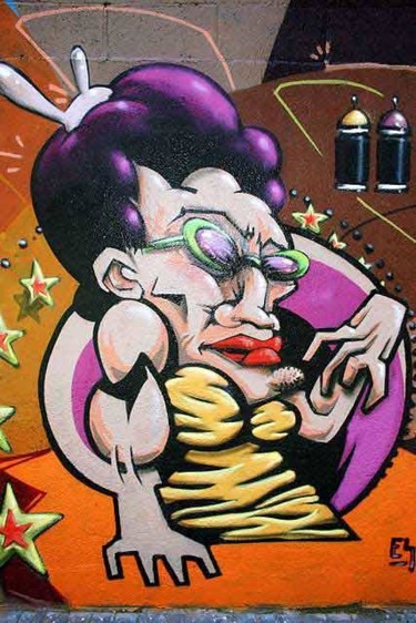Fotografía titulada "Grafiti 6" por Ramon Oliveras, Obra de arte original