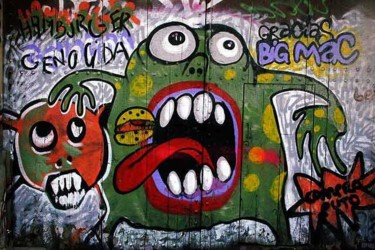 Fotografía titulada "Grafiti 11" por Ramon Oliveras, Obra de arte original