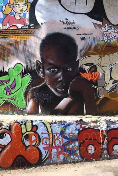 Fotografía titulada "Grafiti 30" por Ramon Oliveras, Obra de arte original