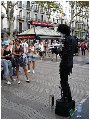 Fotografía titulada "Ramblas 9" por Ramon Oliveras, Obra de arte original