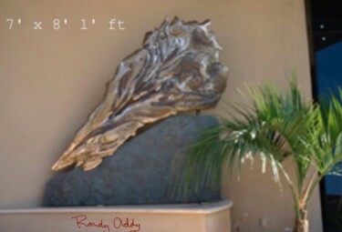 Escultura titulada "Wing" por Randy Addy, Obra de arte original, Bronce