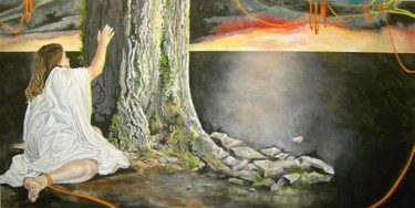 Картина под названием "THE TREE OF KNOWLED…" - Randy A Bennett Art, Подлинное произведение искусства