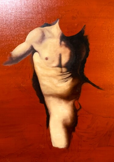 Schilderij getiteld "Encountrer" door Raniero Stefanelli, Origineel Kunstwerk, Olie