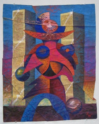 Painting titled "Darcangelo" by Ran Webber, Original Artwork